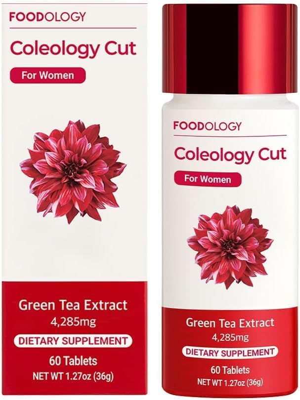 Coleology Cut (Pack of 1-60 Tablets, 30 Days) - Green Tea Extract. Vitamins & Minerals.