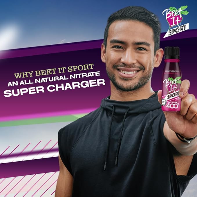 BEET IT Sport Pro-Elite Shot, 15 Shots, 400mg Dietary Beet Nitrates, Non-GMO Certified, Nitric Oxide Booster, High Nitrate Beet Juice for Stamina and Recovery