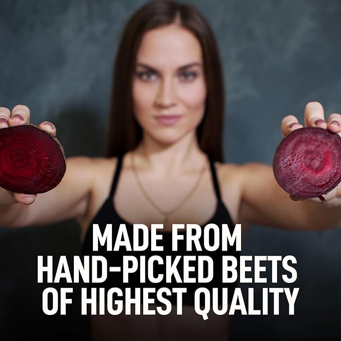 Organic Beet Root Powder, USDA Certified - Nitric Oxide Supplement, Beet Juice Powder Superfood for Healthy Heart, Beetroot Supplement, Beetroot Powder - 112 Servings, 1 lb