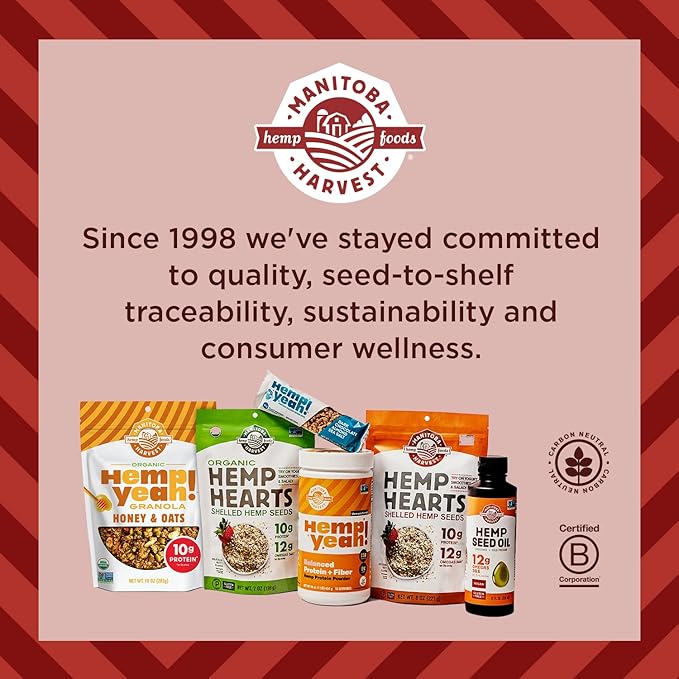 Manitoba Harvest Hemp Yeah! Organic Max Protein Powder, Unsweetened, 32oz; with 20g Protein and 4.5g Omegas 3&6 per Serving, Keto-Friendly, Preservative Free, Non-GMO, Packaging May Vary