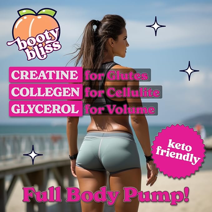 ⢠Creatine for Women ⢠Pre Workout Women ⢠Booty Builder ⢠Keto Friendly ⢠Collagen ⢠Pump It Up for The Perfect Peach ⢠30 SRV-Sweet Peach Mango Flavor