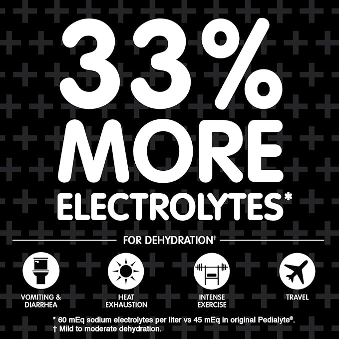 Pedialyte Multi Pack, Electrolyte Hydration Drink, 0.6 oz Electrolyte Powder Packs, 80 Count