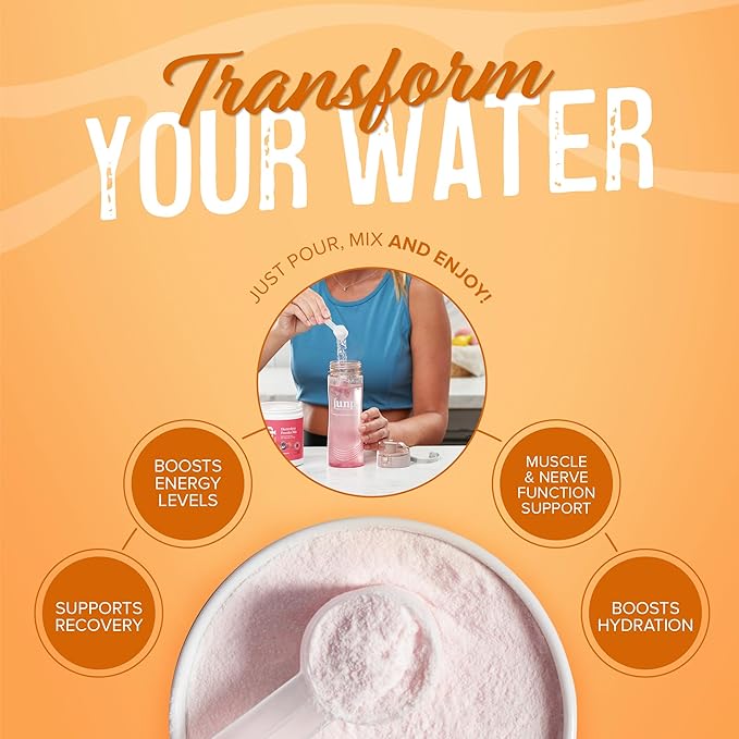 JUNP Electrolytes Powder No Sugar No Carbs, Sweet Tangy Citrus Orange Keto Electrolyte Drink Mix, Potassium & Salt Hydration Powder Electrolytes Zero Calorie Sugar Free Electrolyte Powder, 90 Servings