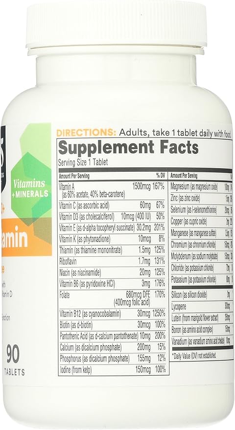 365 by Whole Foods Market, Multi Mature One Daily, 90 Tablets