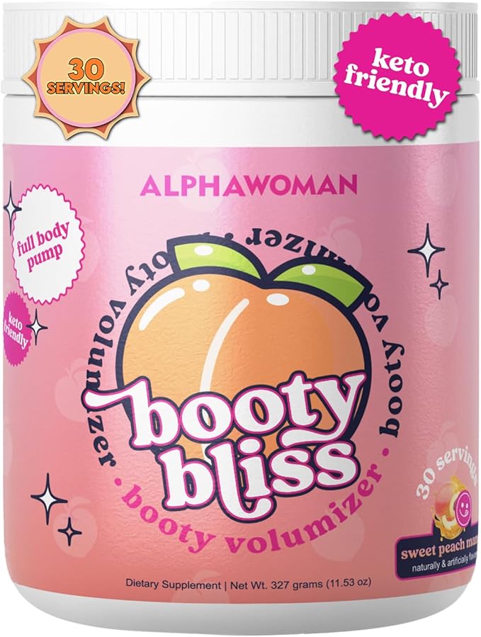 ⢠Creatine for Women ⢠Pre Workout Women ⢠Booty Builder ⢠Keto Friendly ⢠Collagen ⢠Pump It Up for The Perfect Peach ⢠30 SRV-Sweet Peach Mango Flavor