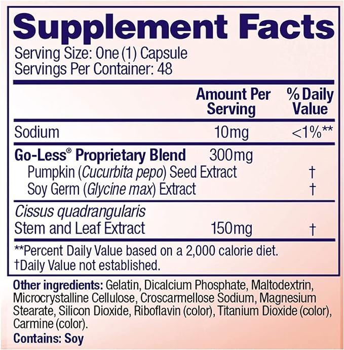 AZO Bladder Control with Go-Less® & Weight Management Dietary Supplement | Helps Reduce Occasional Urgency* | Promotes Healthy Metabolism* | Supports a Good Night’s Sleep* | 48 Capsules