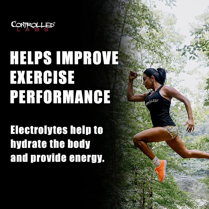 CONTROLLED LABS Orange HydraPush Electrolyte Powder, 60 Servings - Advanced Sugar-Free Hydrating Recovery Drink Mix with Coconut Water & Taurine - Boost Energy & Increase Endurance (Watermelon)