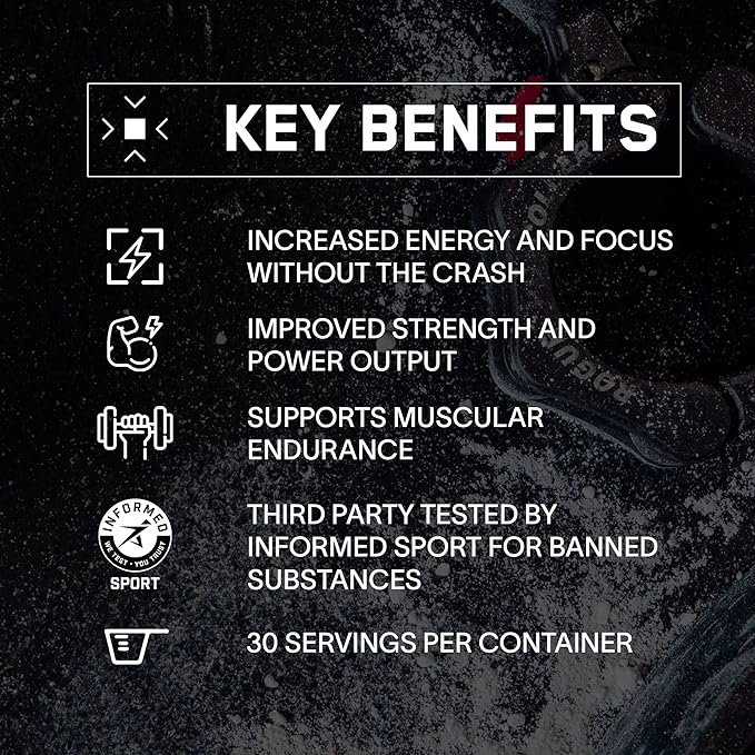 Bare Performance Nutrition BPN Flight Pre Workout, Supports Energy and Mental Focus, Improved Endurance & Muscle Pumps with CarnoSyn® Beta Alanine, Blue Raspberry, 30 Servings