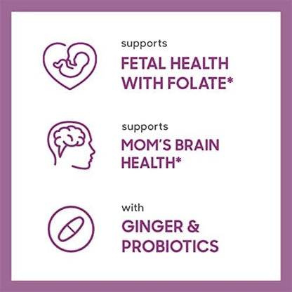 Rainbow Light High-Potency Prenatal One Multivitamin, Prenatal Health Multivitamin Supports Mom's Health and Baby's Development, With Vitamin C, Vegan, 60 Count