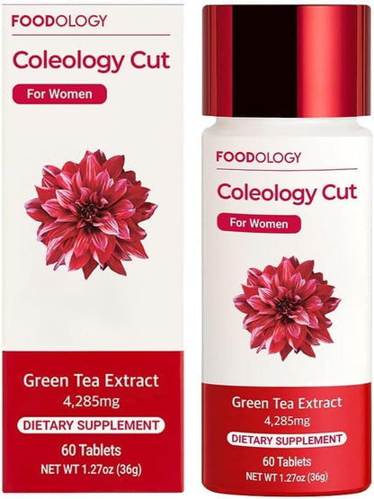 Coleology Cut (Pack of 1-60 Tablets, 30 Days) - Green Tea Extract. Vitamins & Minerals.