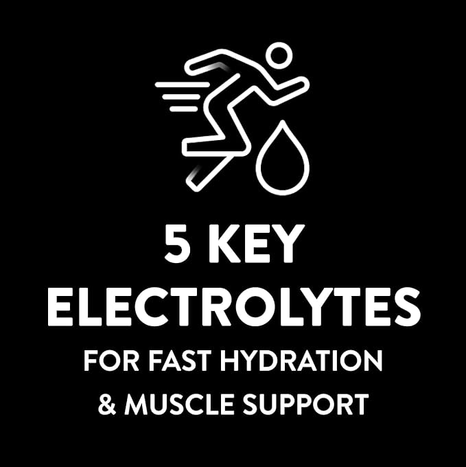 Pedialyte Sport Electrolyte Solution | 5 Key Electrolytes for Muscle Support | Fast Hydration for Before, During, & After Exercise | Berry Freeze, 1 Liter