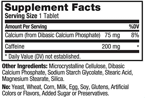 ProLab Caffeine Tablets 100 Count