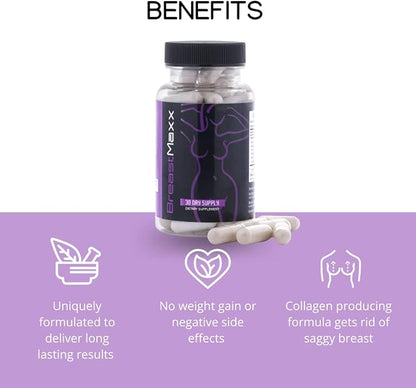 Pills, Supplements for Women and Men, Target Your Curves, Breast Formula with Ingredients, The Original Breast Maxx Brand