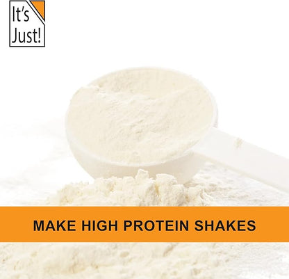It's Just! - Egg White Protein Powder, Dried Egg Whites Protein, Meringue Ingredient, Non-GMO, USA Farms (Unflavored, 20oz)