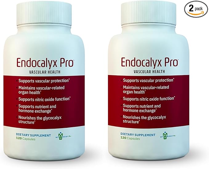 Endocalyx Pro - Vascular & Microcirculation Health Supplement 120 Capsules | Support Vascular Protection | Support Nitric Oxide Functions | Nourishes The Glycocalyx Structure
