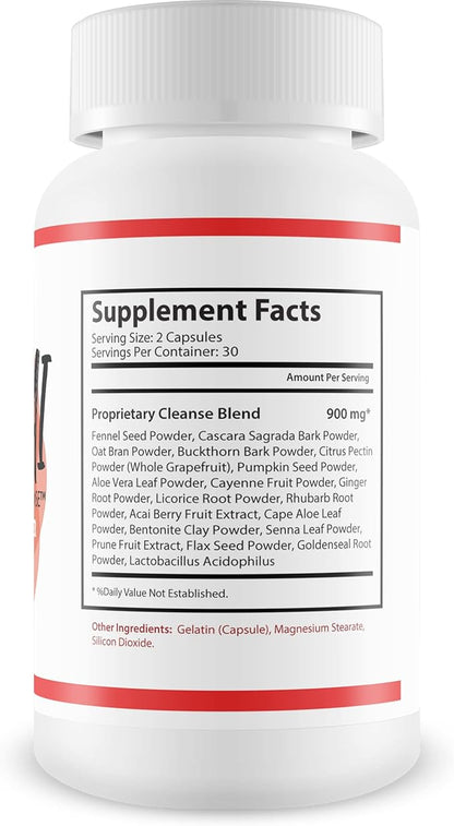 Ikigai Pro Cleanse - Premium Cleanse with 15+ Herbs & Probiotics - Full Body Cleanse Detox - Support Digestive, Gut, & Colon Health - Aid Bloating Relief & Regularity - Advanced Cleansing Formula