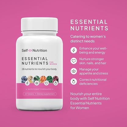 Vegan Multivitamins for Women -Expert Designed 28 Nutrients – Boost Energy, Sleep, Skin & Reduce Cravings - Womens Multivitamin, Keto, Vegan,Gluten Free, Keto- USA, 2-Month Supply