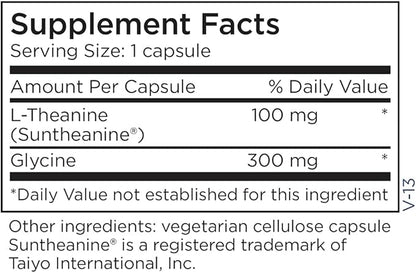Metabolic Maintenance L Theanine - 100mg L-Theanine Supplement to Support Healthy Focus & Relaxation - L-Theanine Suntheanine Amino Acid for Supporting Stress Response (60 Capsules)