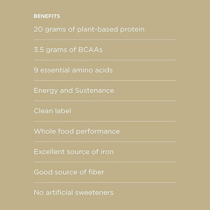 Possible Protein Powder Vanilla Bean - 20g of Vegan, Plant-Based Protein Mix - Non-GMO, Non-Dairy, Gluten-Free - 3.5g of BCAAs - 9 Essential Amino Acids - 30-Day Supply - 2 Bag, 30 Servings