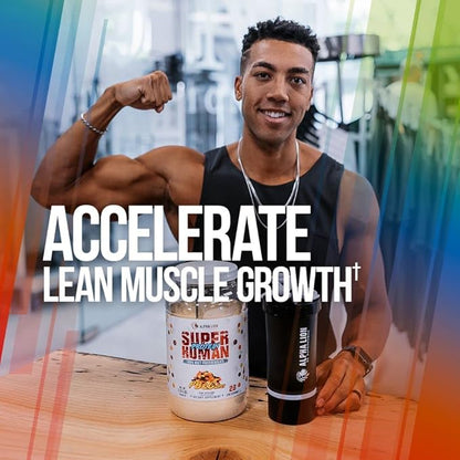 ALPHA LION Superhuman Whey Protein Powder, Great Tasting Pure Whey Protein Isolate, Low Carb, Low Sugar, No Bloat Post Workout, Muscle Recovery & Growth (28 Servings, Anabolic Cereal)