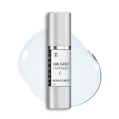 24K Gold + Vitamin C Face Moisturizer, Multi-Vitamin Skin Care Treatment with Orange Extract, Advanced Vitamin C Serum For Lifting and Firming, Face Serum for Skin Repair, 30 ml