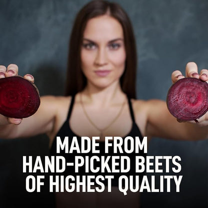 Organic Beet Root Powder, USDA Certified - Nitric Oxide Supplement, Beet Juice Powder Superfood for Healthy Heart, Beetroot Supplement, Beetroot Powder - 112 Servings, 1 lb