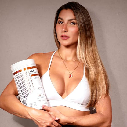 Vegan Protein Powder by TASHIE - Organic Plant Based Protein Powder with BCAA, HMB & Probiotics, Zero Sugar, Non-GMO, Gluten Free, NSF Certified, 28 Servings - Coconut Protein Powder