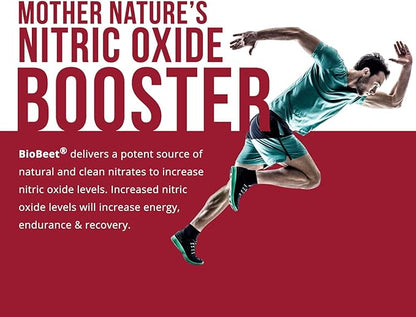 BioBeet® Beet Juice (Black Cherry Flavor) Max Strength 20x High Concentration than Beet Root Powder – Organic, Cold-Pressed, USA Grown, Raw Form – Nitric Oxide, Circulation Support (50 Servings)