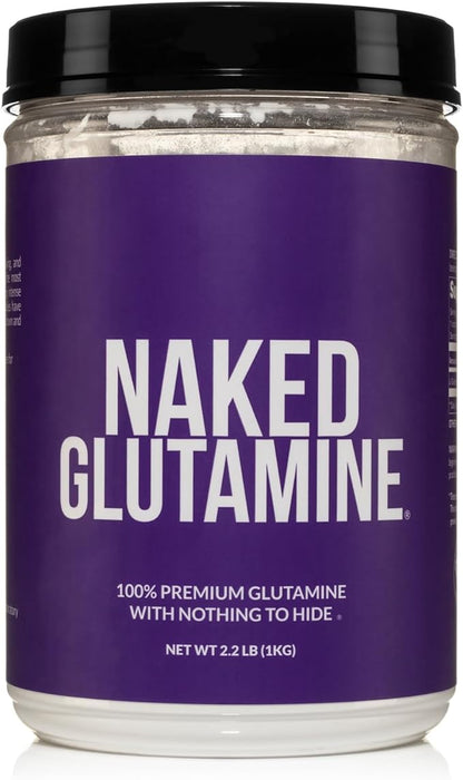 Pure L-Glutamine Made in The USA - 200 Servings - 1,000g, 2.2lb Bulk, Vegan, Non-GMO, Gluten and Soy Free. Minimize Muscle Breakdown & Improve Protein Synthesis. Nothing Artificial