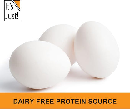 It's Just! - Egg White Protein Powder, Dried Egg Whites Protein, Meringue Ingredient, Non-GMO, USA Farms (Unflavored, 20oz)