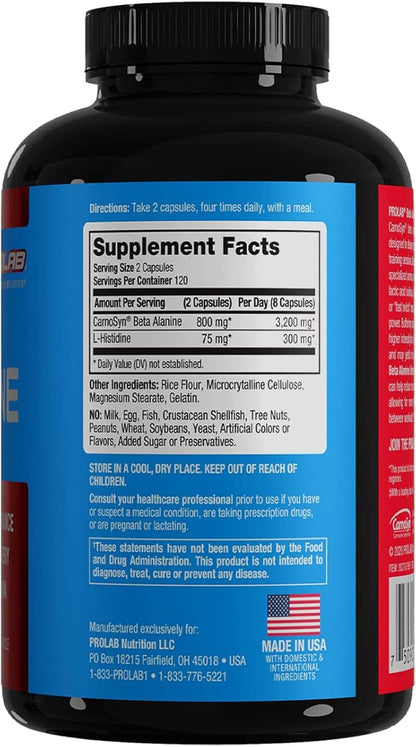 Prolab Beta Alanine Extreme Capsules Pack of 240