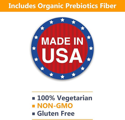 NewRhythm Probiotics 50 Billion CFU 20 Strains, 120 Veggie Capsules, Targeted Release Technology, Stomach Acid Resistant, No Need for Refrigeration, Non-GMO, Gluten Free