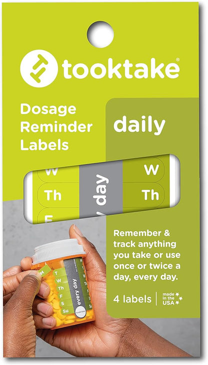 Daily Tracking Stickers for Vitamins & Medication in Any Form,Vitamin Organizer,Easy Pill Tracker,Daily Pill Organizer,Medicine Organizer,Weekly Pill Box,7 Day Week, AM/PM,Day & Night