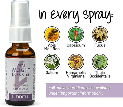 VITL Weight Loss XL Liddell Homeopathic 1 oz Liquid