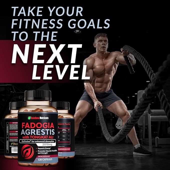 Fadogia Agrestis 15,000mg + Tongkat Ali 100,000mg + BioPerine® [Highest Purity] - Supports Stamina, Strength, Muscle Health & Recovery, Drive & Performance - Non-GMO & Made in USA - 120 capsules