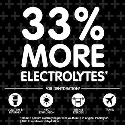 Pedialyte AdvancedCare Plus Electrolyte Powder, Berry Frost, Has PreActiv Prebiotics, Electrolyte Drink, 100 Single-Serving Powder Packets
