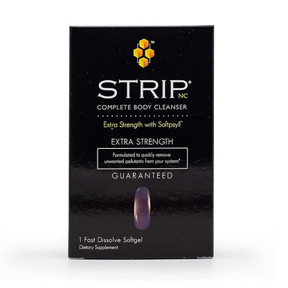 Wellgenix Strip NC Complete Body Cleanser, Premium Body Cleanse, Herbal Detox Cleanse to Flush Your System, One Hour Toxin Removal, 1 Fast Acting Softgel