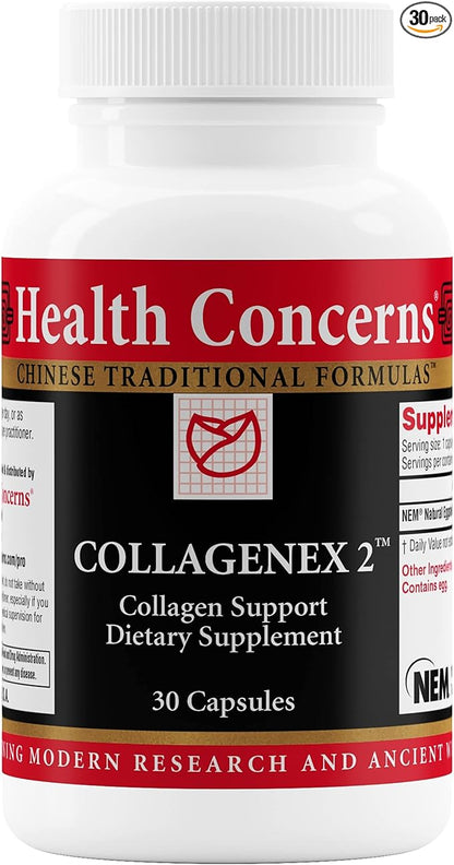 Health Concerns Collagenex 2 - Joint Support Collagen Supplements for Men & Women - 30 Capsules