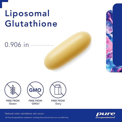Pure Encapsulations Liposomal Glutathione - Immune Support & Liver Detox* - Antioxidant Protection - with Setria Glutathione - Non-GMO - 60 Softgel Capsules