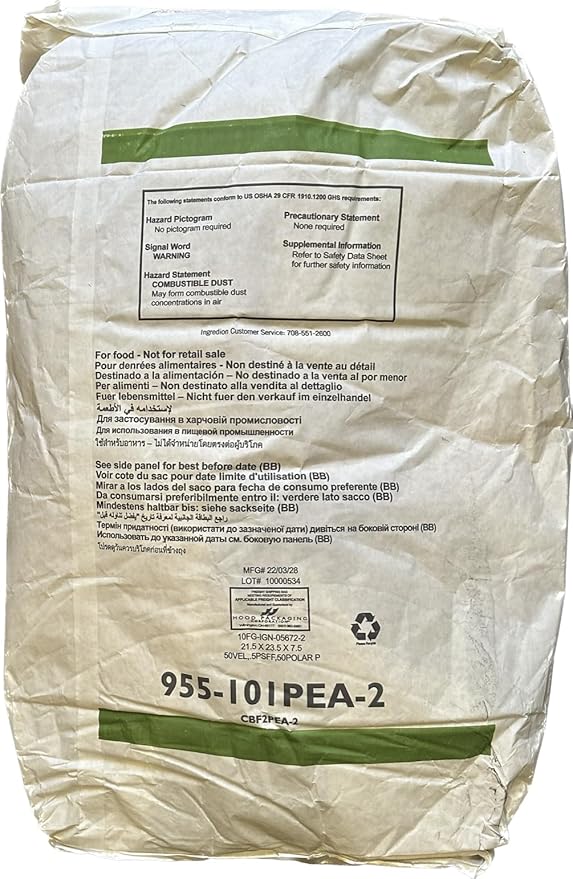 Premium Pea Protein Isolate Bulk Bag Non-GMO (44 Lb)