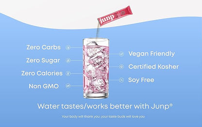 JUNP Electrolytes Powder No Sugar No Carbs, Wild Berry Fruit Flavor Keto Electrolyte Drink Mix - Potassium & Salt Hydration Powder Electrolytes, Zero Calorie Sugar Free Electrolyte Powder, 90 Servings