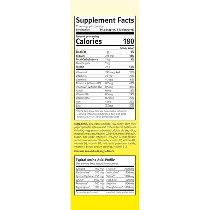 Almased Meal Replacement Shake - Low-Glycemic High Plant Base Protein Powder- Nutritional Weight Health Support Supplement - Original Flavor - 17.6 oz