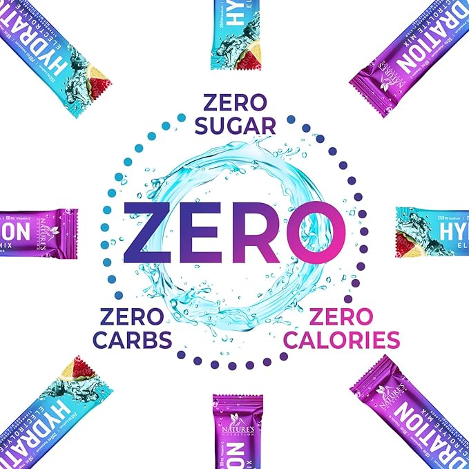 Electrolytes Powder Hydration Packets | Sugar Free Recovery Electrolyte Drink Mix Powder Replenisher in Convenient On the Go Hydration Packets | Non-GMO, Vegan, Keto, Strawberry Lemonade - 16 Servings
