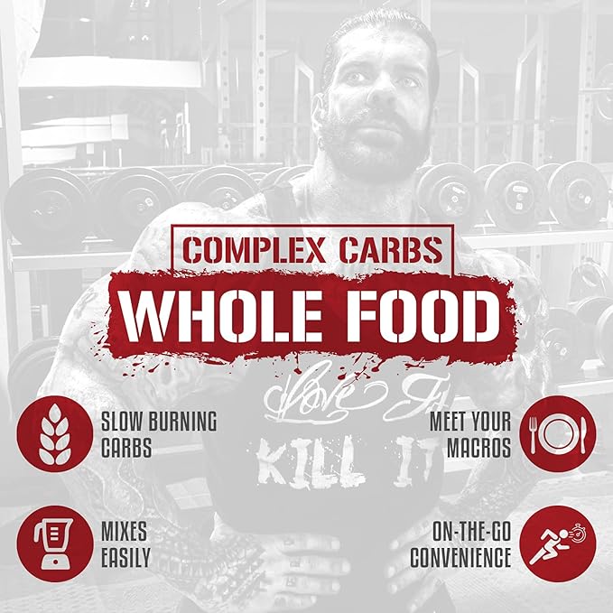 5% Nutrition Rich Piana Real Carbs with Real Food Complex Carbohydrates, Long-Lasting Low Glycemic Energy for Pre-Workout/Post-Workout Recovery Meal, 2.84 lb, 40 Servings (Strawberry Shortcake)
