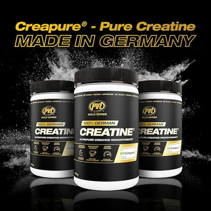 PVL Creapure Creatine - 100% Pure German Creatine monohydrate Powder - 48 Servings - 240 g