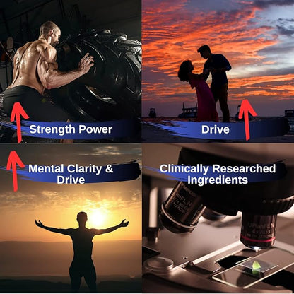 Pharmacist Recommended 2 fer 1 Offer 180ct Testosterone Booster Enhancement by Research Labs. Increase Lean Muscle Energy Strength. Saw Palmetto, Tribulus, Tongkat Ali, Horny Goat Weed, Zinc