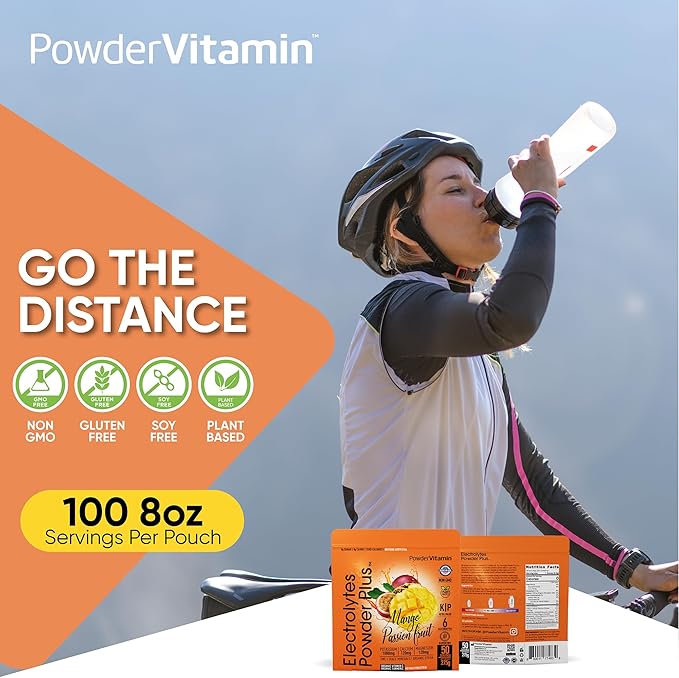 Electrolytes Powder Plus (50 Servings) Mango Passionfruit Electrolyte Powder Zero Calorie Keto, 0 Sugar, No Maltodextrin,1000mg Potassium,120mg Calcium,120mg Magnesium, Hydration Powder