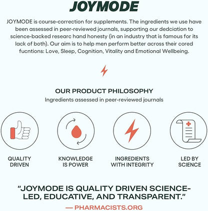 JOYMODE Testosterone Support Complex (180ct) - Natural Supplement for Men w/Ashwagandha, DIM, Magnesium, Zinc & Boron - Pack of 2