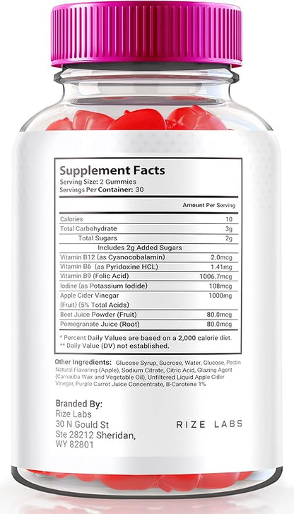 Genesis Keto Keto+ACV Gummies, Supplement for Advanced Weight Loss, All Natural Extreme 2000mg Gummies (120 Gummies)