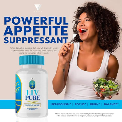 Fyvus Liv Pure Capsules Liver Detox Weight Loss Pills, LivPure Supplement - Live Pure Liver Detox Cleanse Product Supplements, LivePure Diet Hydration Reviews Liv Pur Health Support (60 Capsules)